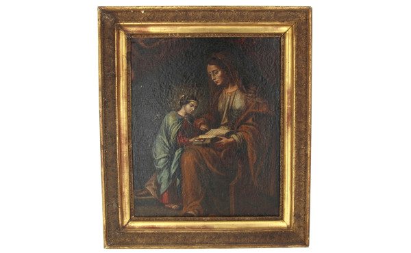 Ecole Française début XIXè "Sainte Anne 