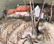 Albert DEMAN (1929-1996) "La maison à la