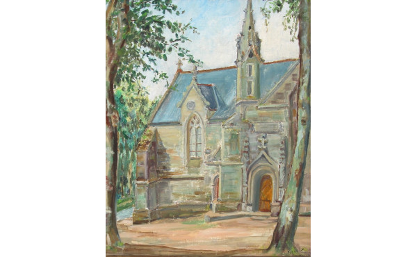 Thérèse MEVEL (1930-2021) "Quimper, vue 