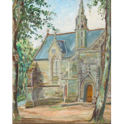 Thérèse MEVEL (1930-2021) "Quimper, vue 