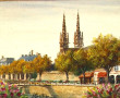 Elie SOLLIER (Xxème) "Vues de Quimper", 