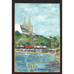 Diane HENRIOT (Xxè-XXIè) "Vue de Quimper