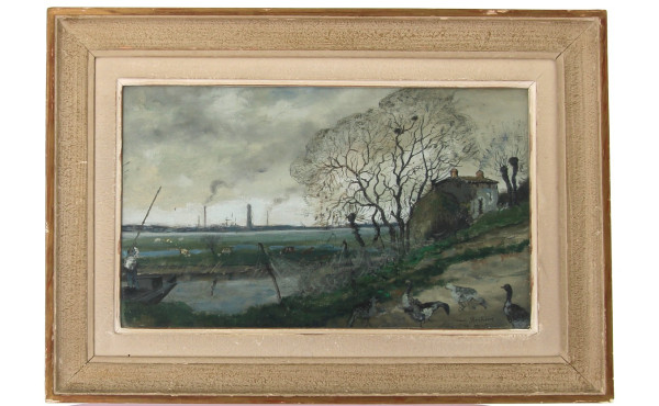 Edmond BERTREUX (1911-1991) "Paysage de 
