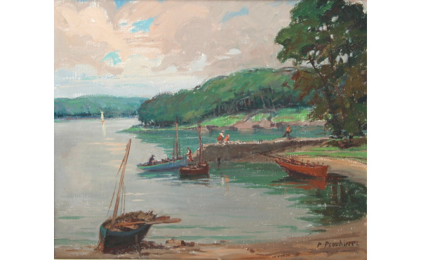 Pierre PLOUHINEC (1907-1984) "Les bords 