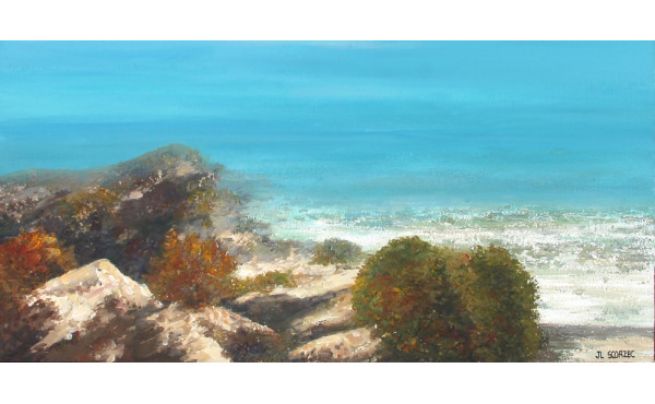 Jean Louis SCOAZEC (1952) "Fond sous-mar