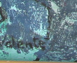 VALENTE (Xxème) "Rochers", huile sur toi