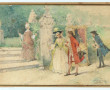 Edward PERCY-MORAN (1862-1935) "Scène ga