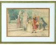 Edward PERCY-MORAN (1862-1935) "Scène ga