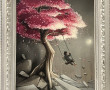 PAKONE (1974) "Balançoire à l'arbre rose