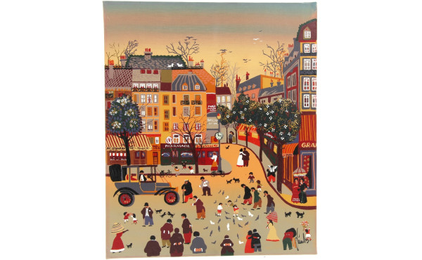Patrick JULIEN (Xxème) "La promenade", h