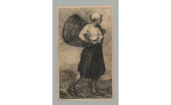 Antoine VOLLON (1833-1900) "Femme du Pol