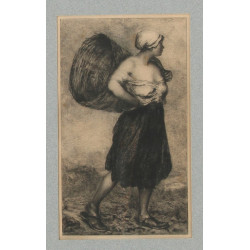 Antoine VOLLON (1833-1900) "Femme du Pol