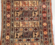 Tapis de tribu en laine points noués dan