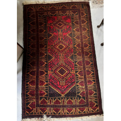 Tapis en laine points noués dans les ton