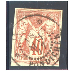 COLONIES FRANCAISES - TP n°27 oblitéréca