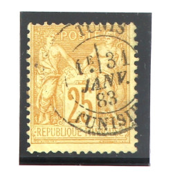 FRANCE - TP n° 92 oblitéré cachet à date