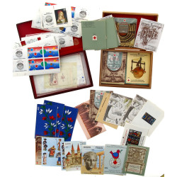 CROIX ROUGE - Boite de carnets + boite d