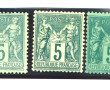 FRANCE - Lot de 3 TP n° 75 en trois coul