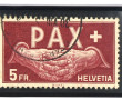 SUISSE - 1 TP oblitéré sur plaquette, co