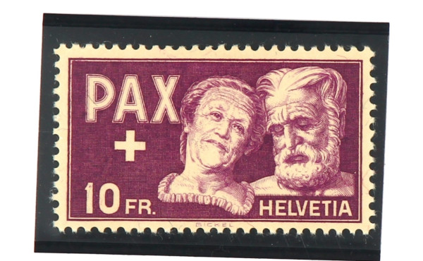 SUISSE - 1 TP sur plaquette neuf sans ch