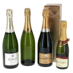 CHAMPAGNE - Lot de 3 bouteilles et une 1