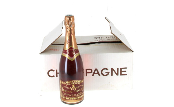 CHAMPAGNE 6 bouteilles brut rosé Bernar