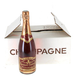 CHAMPAGNE 6 bouteilles brut rosé Bernar