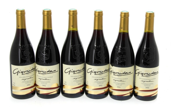 6 B GIGONDAS Signature 1995 cave des vig