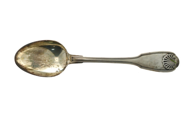 Cuillère en argent, poinçon minerve, déc