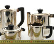 GALLIA - Service thé café en métal argen