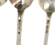 11 cuillères en argent, modèle uniplat, 