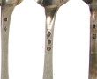 12 cuillères en argent, modèle uniplat, 