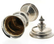 Coupe couverte style calice en argent 80