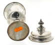 Coupe couverte style calice en argent 80