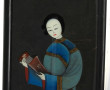 CHINE Début Xxème - "Musiciennes", paire
