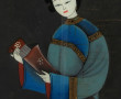 CHINE Début Xxème - "Musiciennes", paire