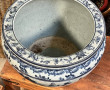 Cache pot en porcelaine chinoise décor d