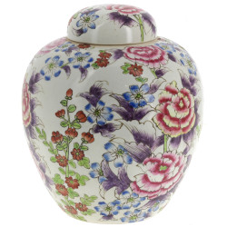 CHINE - Pot à gingembre en porcelaine à 