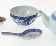 CHINE - 3 petites théières en porcelaine