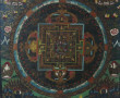 TIBET - Tanka ancienne peinte sur toile,