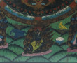 TIBET - Tanka ancienne peinte sur toile,