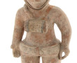 Statuette en terre cuite, rapportée du M