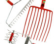 WOLF - 2 outils état neuf: rateau et emi