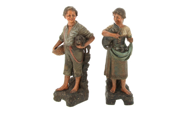 "La portée de chiots" et "La portée de c