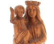 "Vierge à l'Enfant", sujet en bois sculp