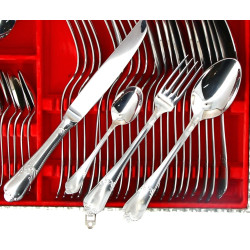GUY DEGRENNE - Ménagère en inox de style
