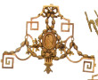 Lot de bronzes d'ameublement dont élémen