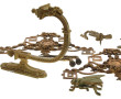 Lot de bronzes d'ameublement dont élémen