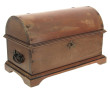 Coffret en bois à couvercle bombé (avec 