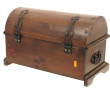 Coffret en bois à couvercle bombé (avec 